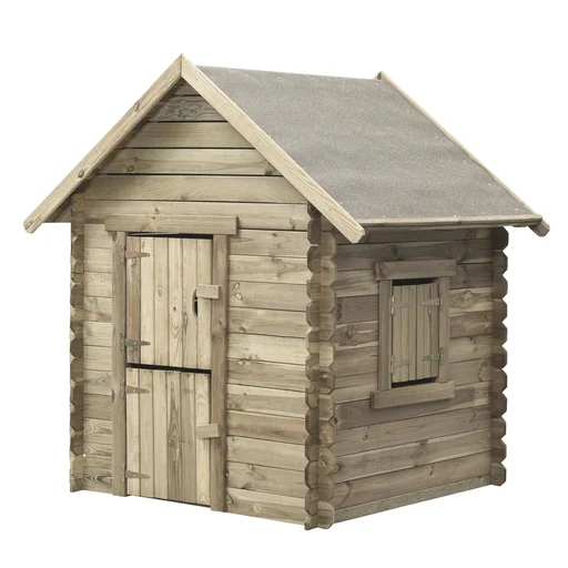"Spielhaus Louise Holz Satteldach 160 cm x 120 cm x 120 cm image"