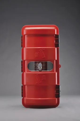"Feuerlöschkasten Bigbox für KFZ, Feuerlöscher bis 9 kg, mit Sichtfenster image"