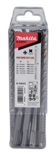 "NEMESIS2 Bohrerset SDS+ 12 teilig image"