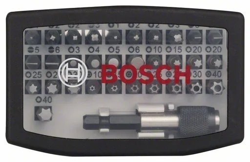 "Schrauberbit-Set , PH, PZ, H, T und Quick Change-Universalhalter, 32-teilig image"