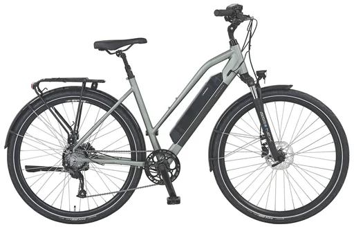 "ENTDECKER 22.EST.05 Trekking E-Bike 28" BLAUPUNKT HR-Motor  Damen Trapez 28": Rahmengröße 50cm image"