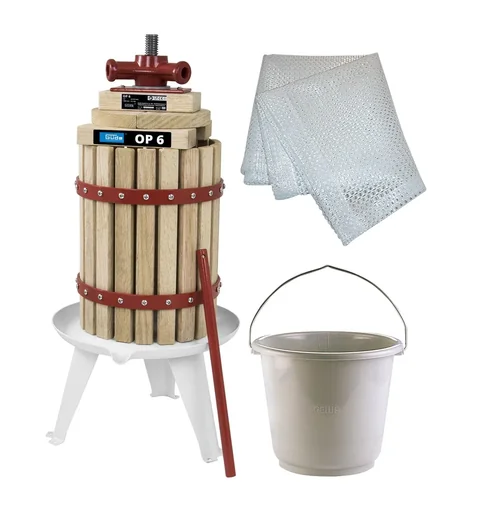 "Obstpresse OP 6 im Set mit Presstuch und Eimer image"