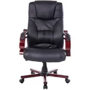 Bürostuhl Chefsessel Kunsterleder schwarz