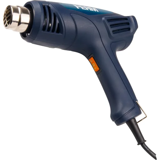 "HAM1015 Heißluftpistole 2000W - 2 Temperaturstufen: 450°C und 600°C - Ständer - Inkl. 2 Düsen und Aufbewahrungskoffer image"