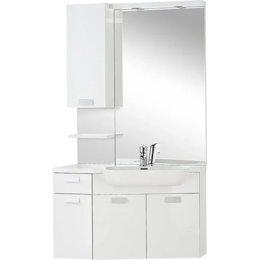 "Fabulous Badezimmermöbel Hoekmodel rechts 100cm image"