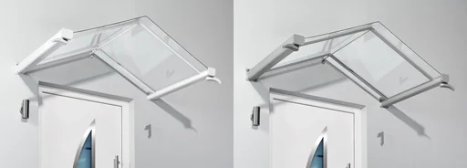 "Verbindungsset Vordach, Edelstahl-Optik image"