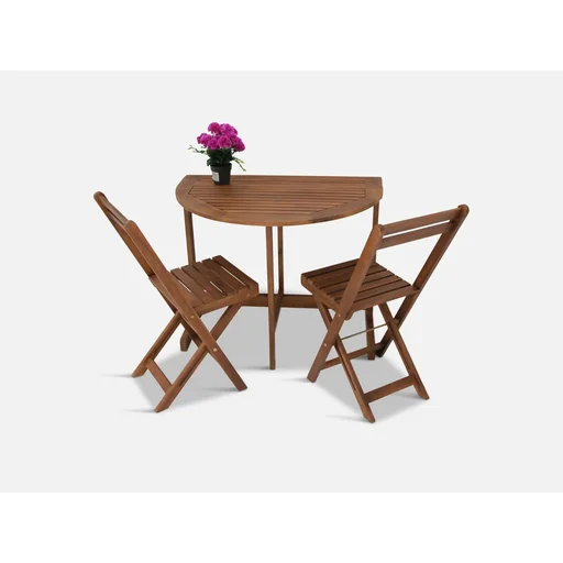 "Bistrogarnitur - Balkongarnitur - 3-teilig - Akazienholz image"