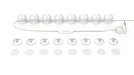 "LED Spiegelleuchte Hollywood, dimmbar image"