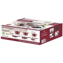 Herenthal 14 Stück Töpfe und Pfannen - Marmorbeschichtung - Burgund