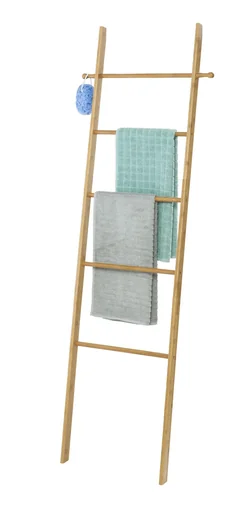 "Bambus-Leiter mit Haken, Badserie „Bahari“ image"