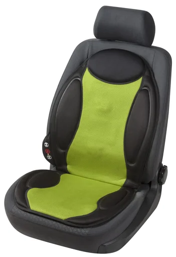 "Sitzheizung Heizkissen Lounge schwarz grün mit Massagefunktion image"