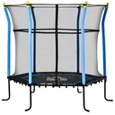 5,3FT Trampolin für Kinder Gartentrampolin mit Sicherheitsnetz Randabdeckung Gummiseil gepolstert Fitness-Trampolin Mini