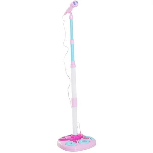 "Kinder Mikrofon Standmikrofon Blinkleuchten Rosa image"