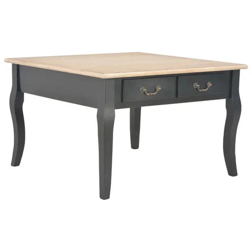 "Couchtisch 80x80x50 cm Holz schwarz image"