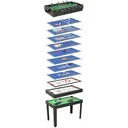 Multi-Playtable 15-in-1 121x61x82 cm schwarz