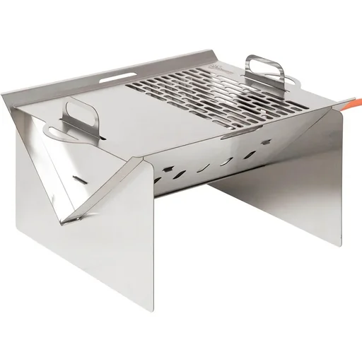 "Tischgrill mit Piezo-Zündung - Edelstahl - 52 x 40 x 31 cm image"