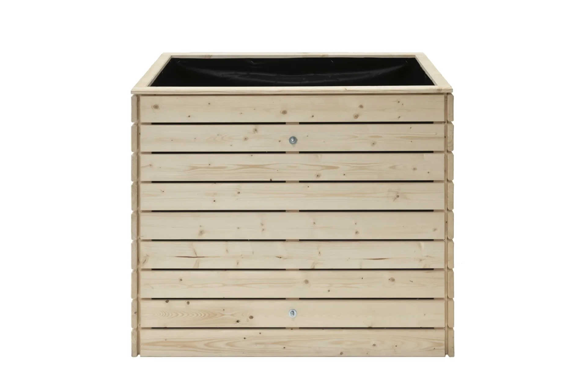 "Westmann Hochbeet Asket M, 110×70×90 cm, Natur – Fichtenholz, rückenschonend image"