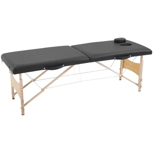 "Mobiler Massagetisch schwarz image"