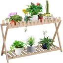 Pflanzenständer - Massivholz - 108 x 37 x 65 cm