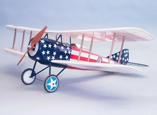 "Bausatz Spad XIII Doppeldecker EP Lasercut image"