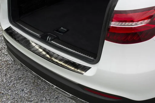 "Ladekantenschutz Edelstahl für Mercedes Benz GLC X253 - graphite / black, Baujahr 2015-2019, FL 2019>> image"