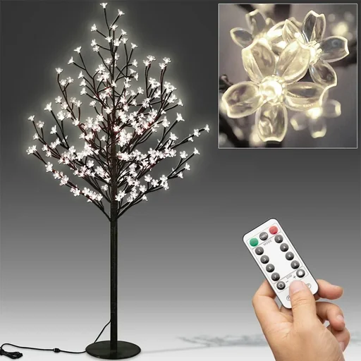 "Kirschblütenbaum 180cm mit 200LEDs für den Innen- und Außenbereich inkl. Fernbedienung image"