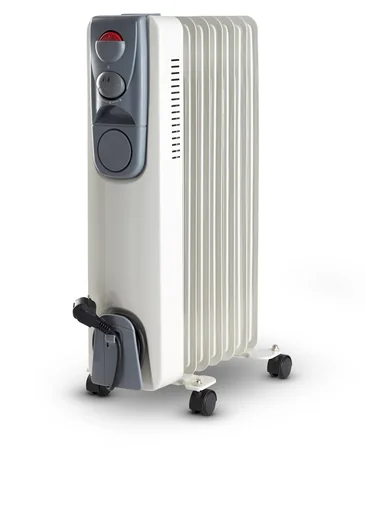 "Ölheizkörper mit 7 Rippen 1500 W, weiß image"