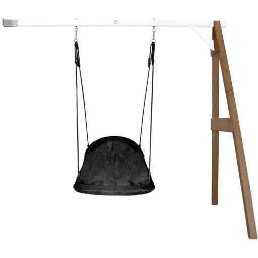 "Nest-Anbauschaukel Roxy Braun/weiß image"
