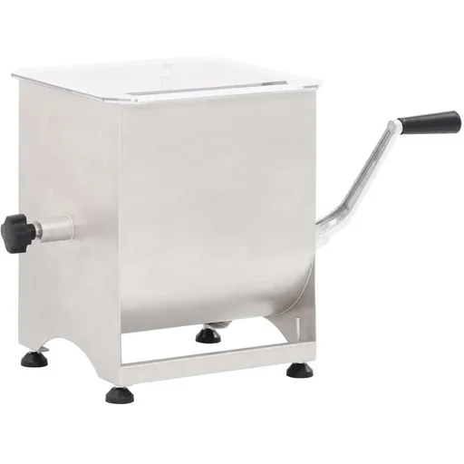 "Fleischwolf mit Schüssel 44 L Edelstahl silberfarbig image"