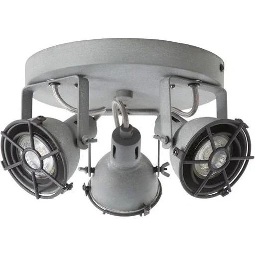 "Industrie-Deckenleuchte Jesper - betongrau image"