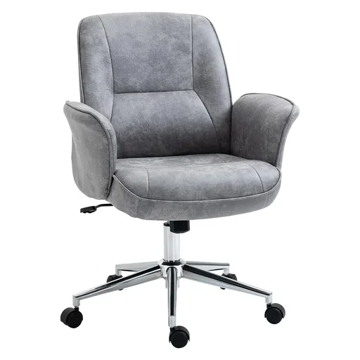 "Bürostuhl Schreibtischstuhl Drehstuhl Home-Office-Stuhl mit Wippenfunktion höhenverstellbarer ergonomisch 360°-Drehräder image"
