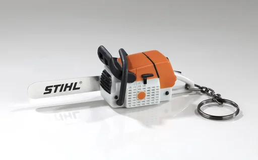 "Schlüsselanhänger Motorsäge mit Sound image"