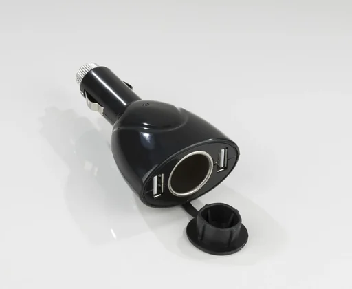 "Zigarettenanzünder Steckdose mit 2 USB Steckdosen image"
