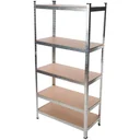 Bolzenloses freistehendes Regal 5 Ebenen