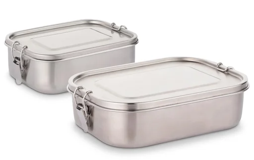 "Vesperdose aus Edelstahl mit Dichtung und Teiler image"