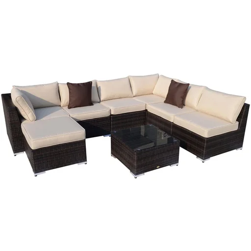 "Polyrattan Gartenmöbelset inklusive Kissen image"