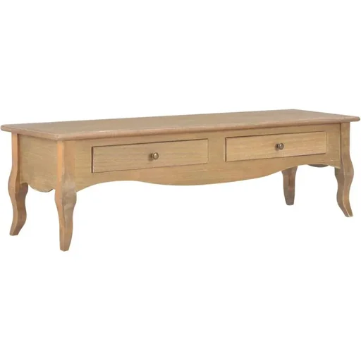 "TV-Schrank mit 2 Schubladen 120x35x35 cm Kiefer massiv image"