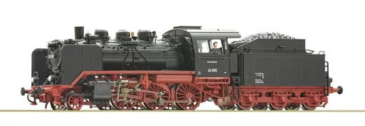 "Schlepptenderlokomotive 24 055  Steppenpferd  der Deutschen Bundesbahn, H0, DC image"