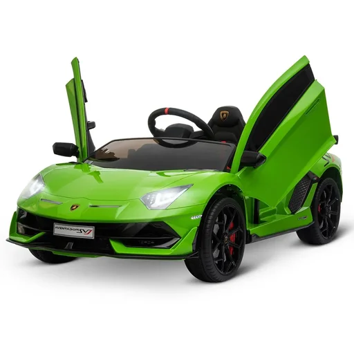 "Elektroauto Lamborghini SVJ lizenziert Kinderfahrzeug Kinderauto für 3-8 Jahre mit Fernsteuerung MP3/USB Licht Musik Kun image"