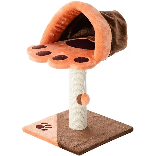 "Katzenbaum Kletterbaum Katze Sisal Orange image"