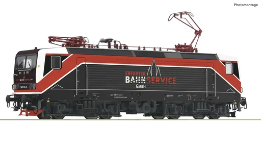 "Elektrolokomotive 143 124 der Erfurter Bahnservice GmbH, H0, AC image"