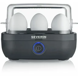 Eierkocher für 6 Eier - 420 Watt - Schwarz