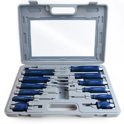 "12-teiliger Spezial-Schraubendreher-Satz aus Chrom-Vanadium-Stahl image"