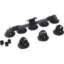 Fahrrradträger Dachträger Fahrradhalter mit Schnellspanner 3 x Fahrrad Alu Schwarz L32 x B15 x H13 cm