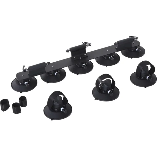 "Fahrrradträger Dachträger Fahrradhalter mit Schnellspanner 3 x Fahrrad Alu Schwarz L32 x B15 x H13 cm image"