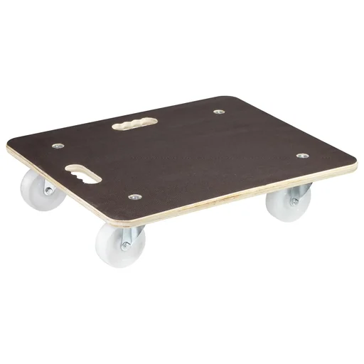 "Transporthilfe MM 1113, 59 x 49 x 13,5 cm, harte Rollen Ø 100 mm, Rollenlager, Platte Maxigrip FSC®, Tragkraft 400 kg image"