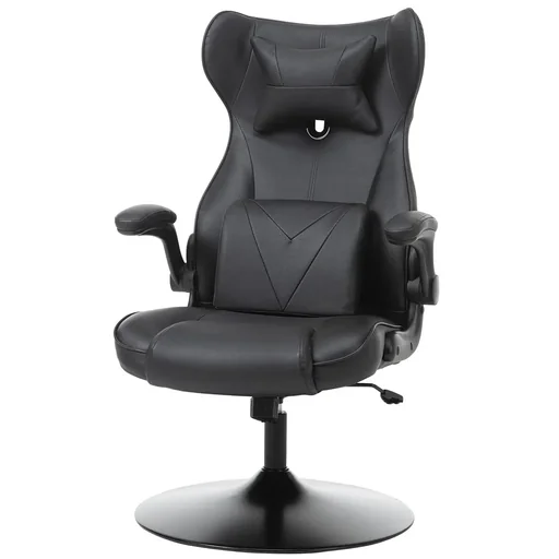 "Gaming Stuhl Ergonomischer Computerstuhl Bürostuhl Schreibtischstuhl mit Wippenfunktion und Lendenkissen Drehstuhl höhen image"