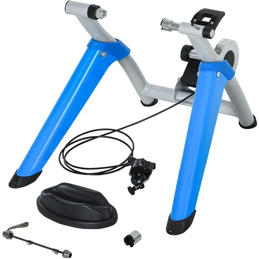 "Fahrradtrainer mit Magnetbremse blau/silber image"