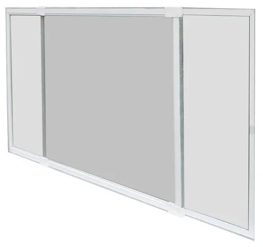 "Insektenschutz Schiebe-Fenster 50x75-142 cm weiß image"