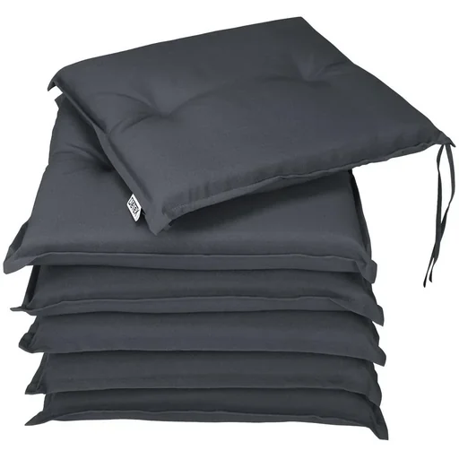 "Sitzkissen - 6 Stück - Anthrazit image"